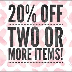 20% OFF 2 ITEMS !!